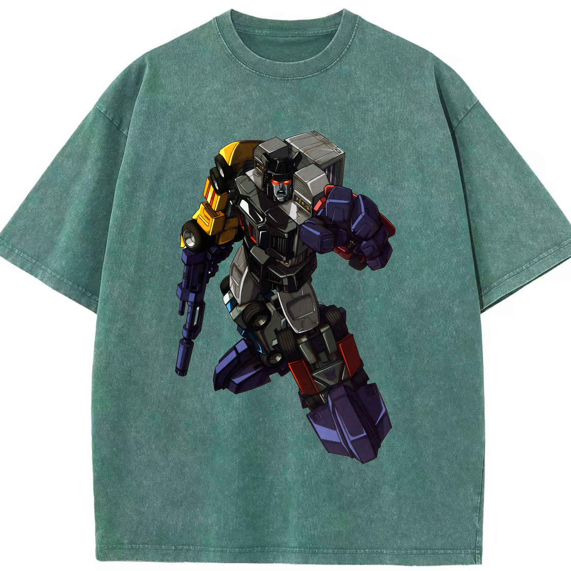 （画像用）  綿100% ヴィンテージ風 半袖Tシャツ（フロントプリント）